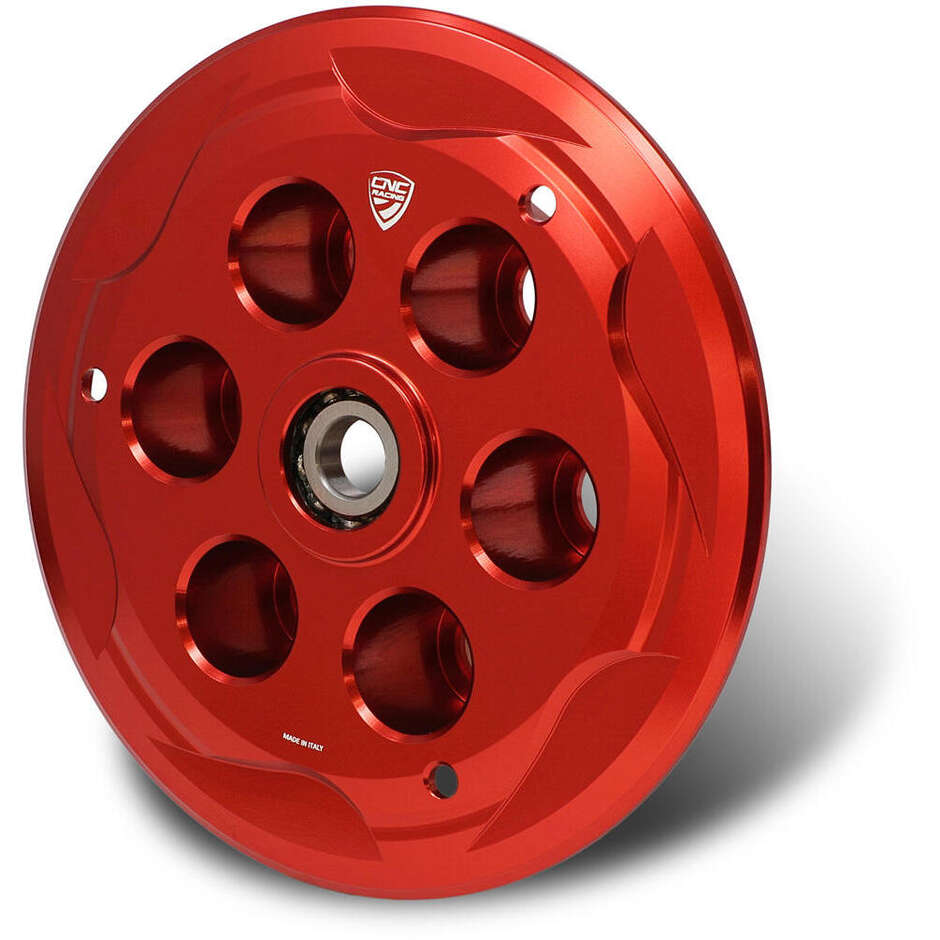 Piattello spingidisco frizione MV Agusta con cuscinetto CNC Racing SP304 Rosso