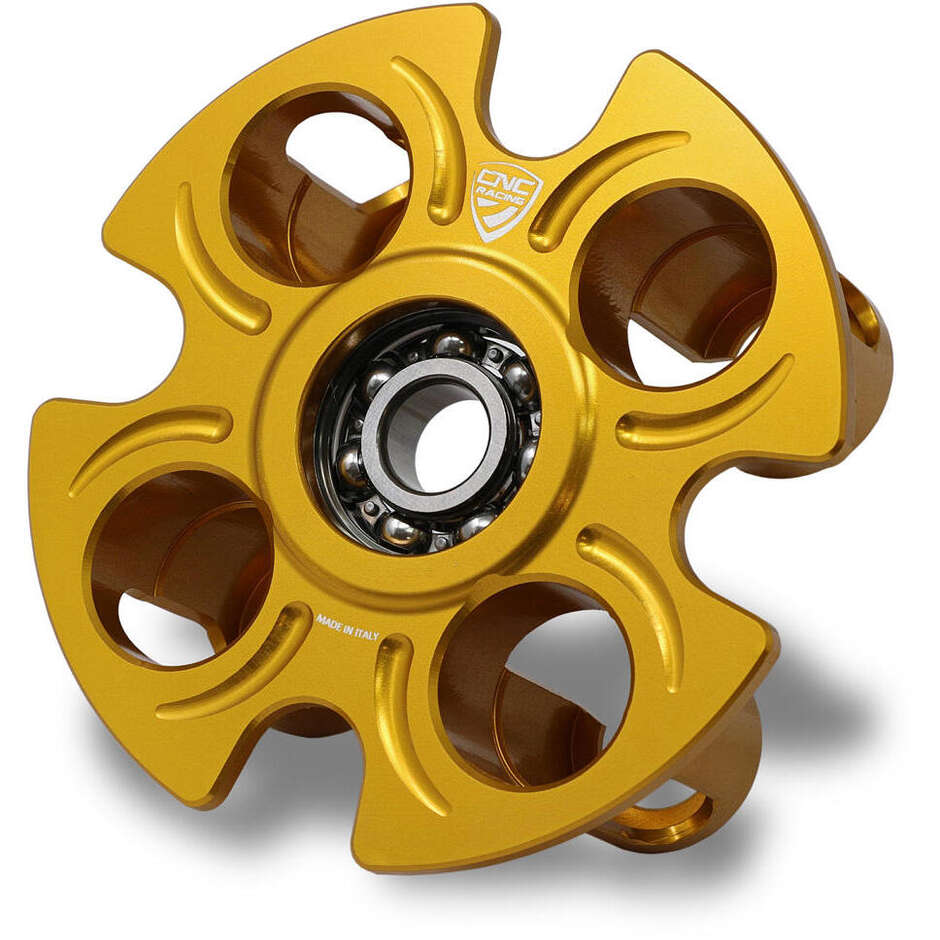 Piattello Spingidisco Frizioni ad olio Ducati con cuscinetto CNC Racing SP204 Oro