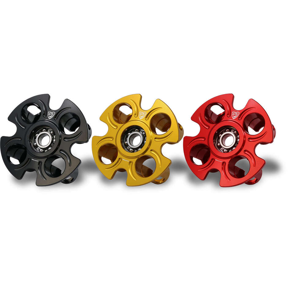 Piattello Spingidisco Frizioni ad olio Ducati con cuscinetto CNC Racing SP204 Oro