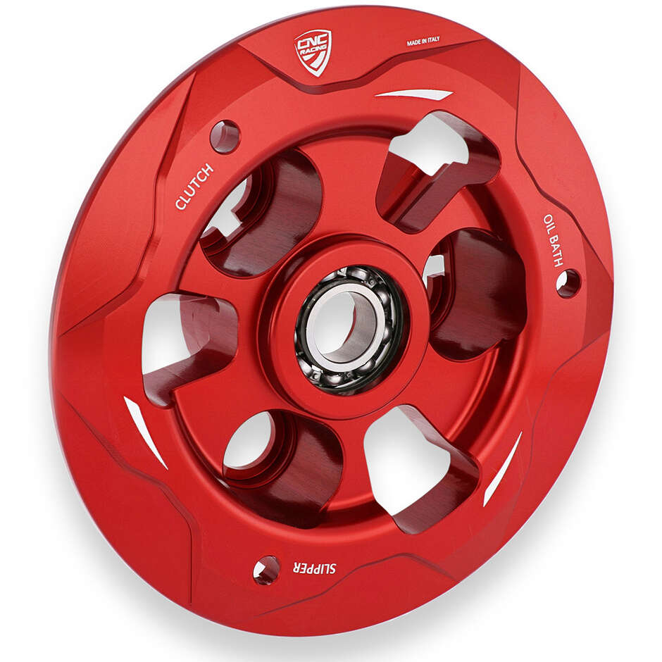 Piattello Spingidisco Frizioni ad olio SP201 Ducati con cuscinetto Panigale Streetfighter Multistrada Diavel V4 CNC Racing Rosso