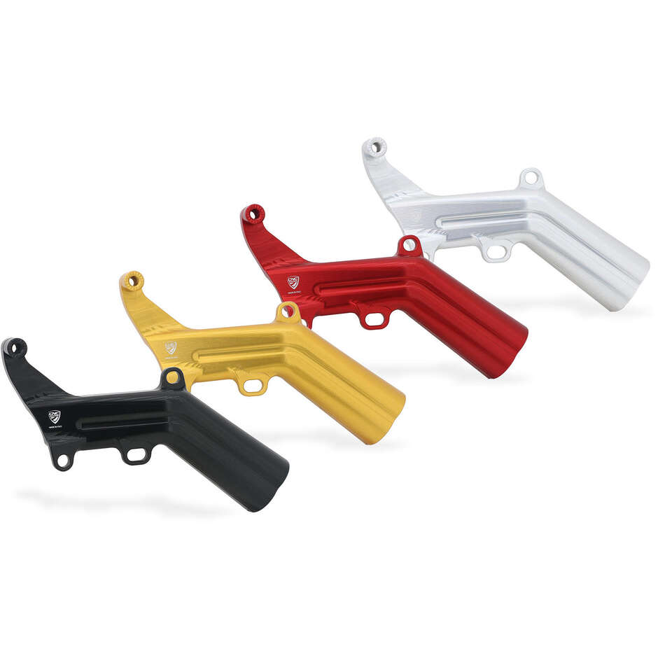 Pipe Cover with Rear Brake Reservoir Support IFC04 Ducati CNC Racing Gold