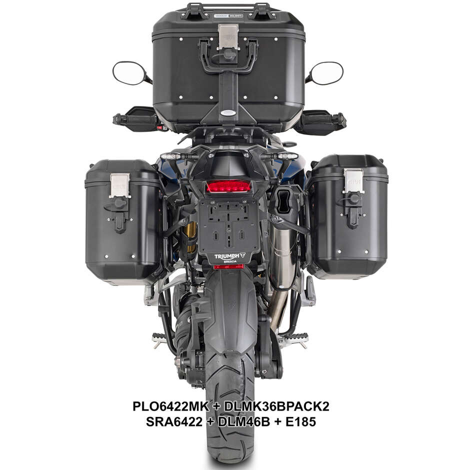 PL ONE-FIT Seitenkofferhalter für Givi MONOKEY Koffer PLO6422MK Für TRIUMPH Tiger 1200 GT / GT Pro (22 > 24)