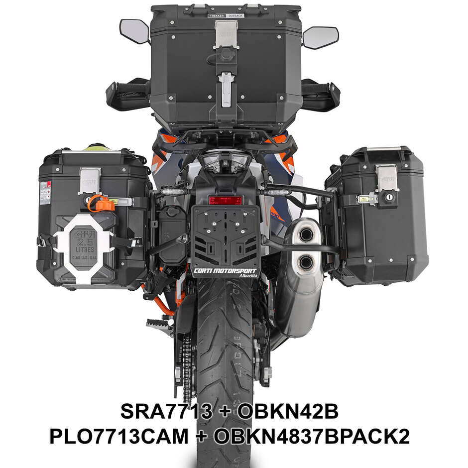 PL ONE-FIT Seitenkofferhalter für MONOKEY CAM-SIDE Givi PLO7713CAM Koffer Für KTM 1290 Super Adventure R / S (21 > 24)