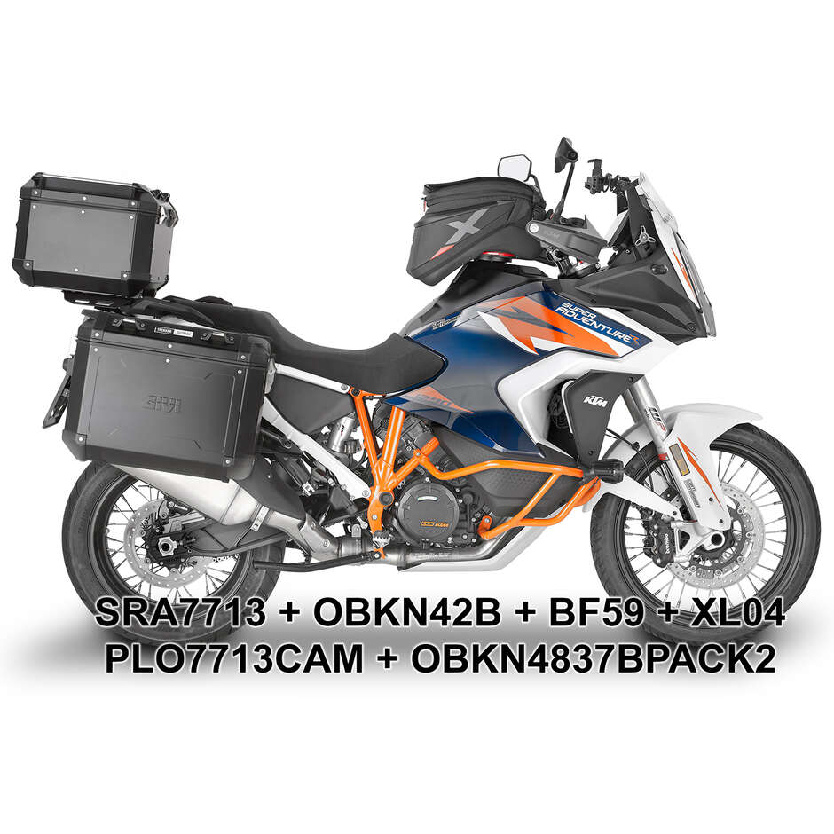 PL ONE-FIT Seitenkofferhalter für MONOKEY CAM-SIDE Givi PLO7713CAM Koffer Für KTM 1290 Super Adventure R / S (21 > 24)