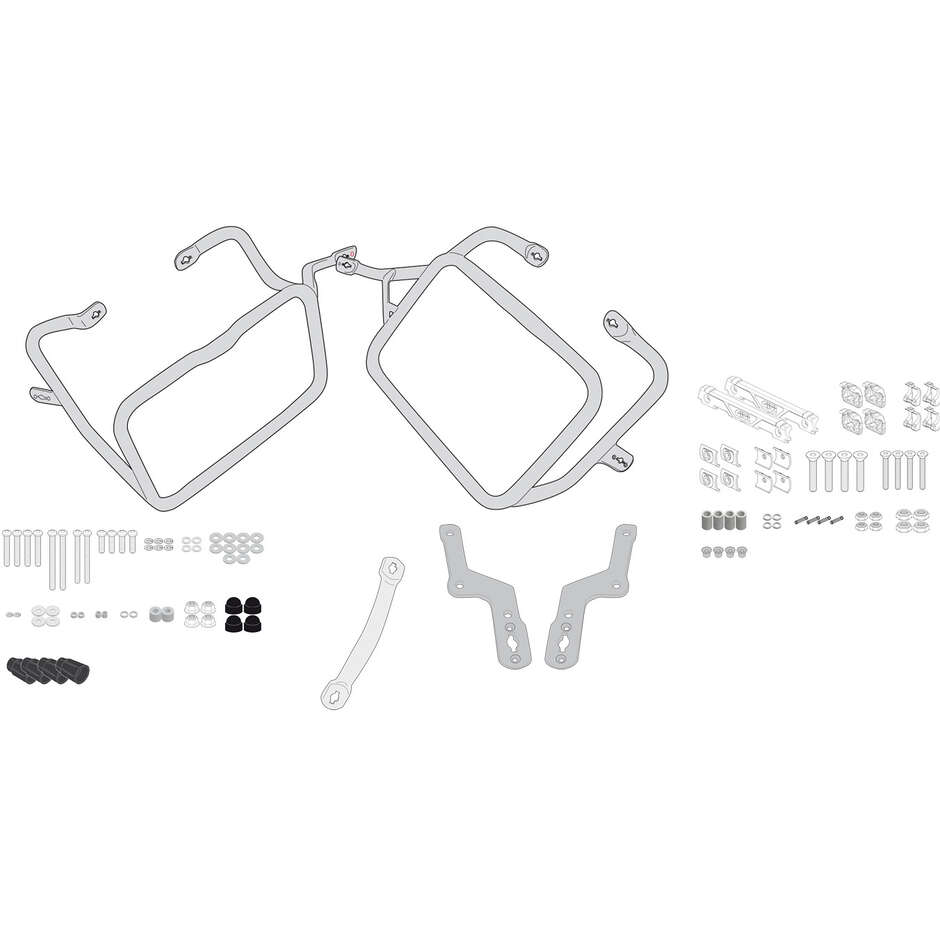 PL ONE-FIT Seitenkofferhalter für MONOKEY CAM-SIDE Koffer Givi PLO6710CAM Für APRILIA Tuareg 660 (21 > 24)