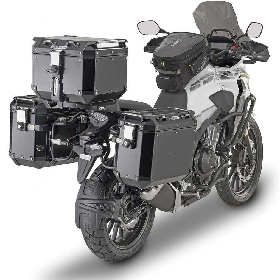PL ONE-FIT side case holder for MONOKEY CAM-SIDE cases Givi PLO1171CAM For HONDA CB 500 X (19 > 23); NX 500 (24)