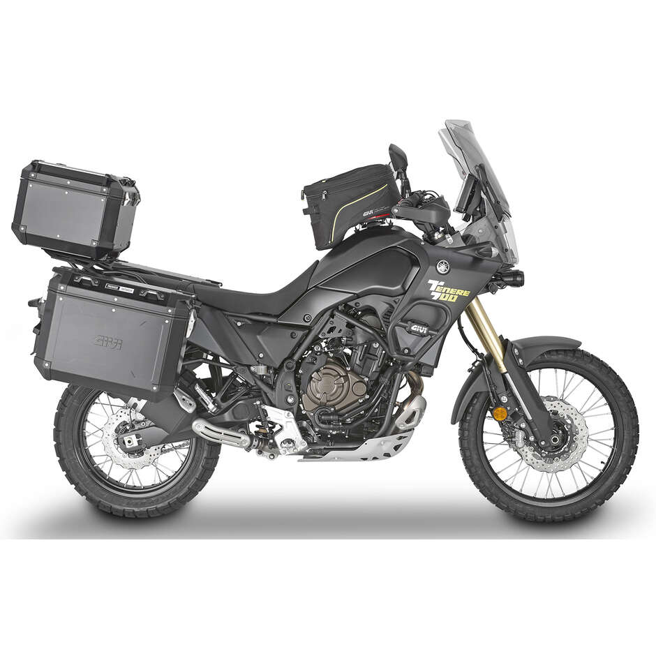 PL ONE-FIT side case holder for MONOKEY CAM-SIDE Givi PLO2145CAM cases For YAMAHA Ténéré 700 (19 > 24) / Ténéré 700 World Raid (22 > 24)