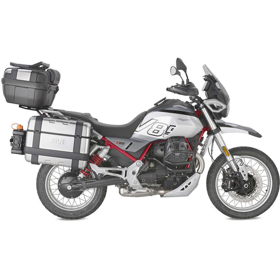 PL ONE-FIT side case holder for MONOKEY Givi PLO8209MK cases For MOTO GUZZI V85 TT (24)
