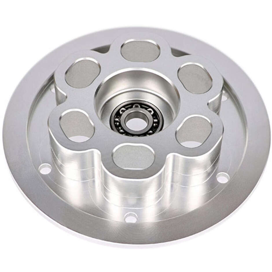 Plaque de pression d'embrayage anti-dérapante MV Agusta avec roulement CNC Racing SP301 Argent