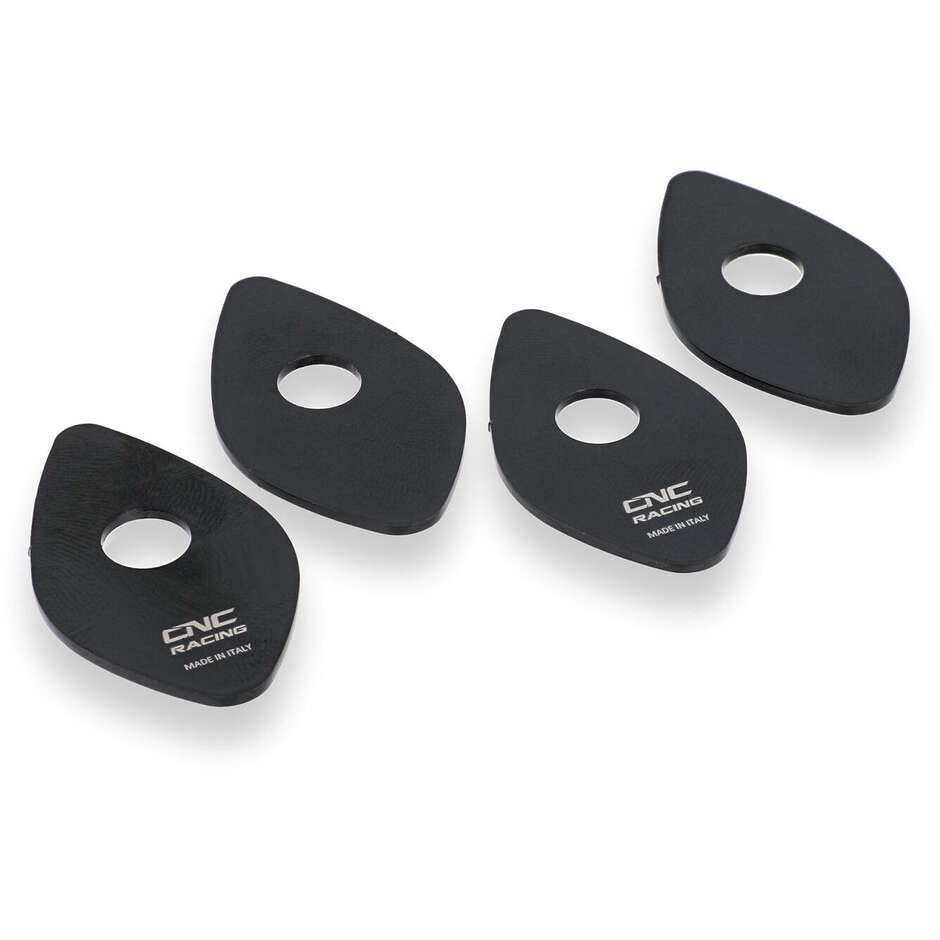 Plaques d'adaptation de clignotants noires CNC Racing IDA03