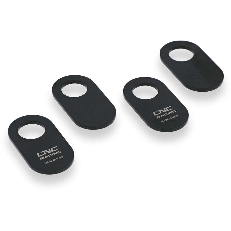 Plaques d'adaptation de clignotants noires CNC Racing IDA04