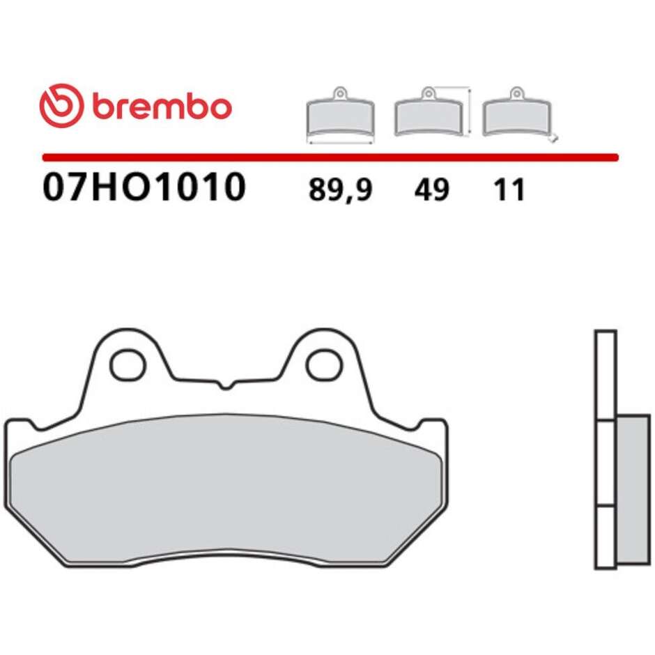 Plaquettes de frein moto en carbone-céramique Brembo CC 07HO1010