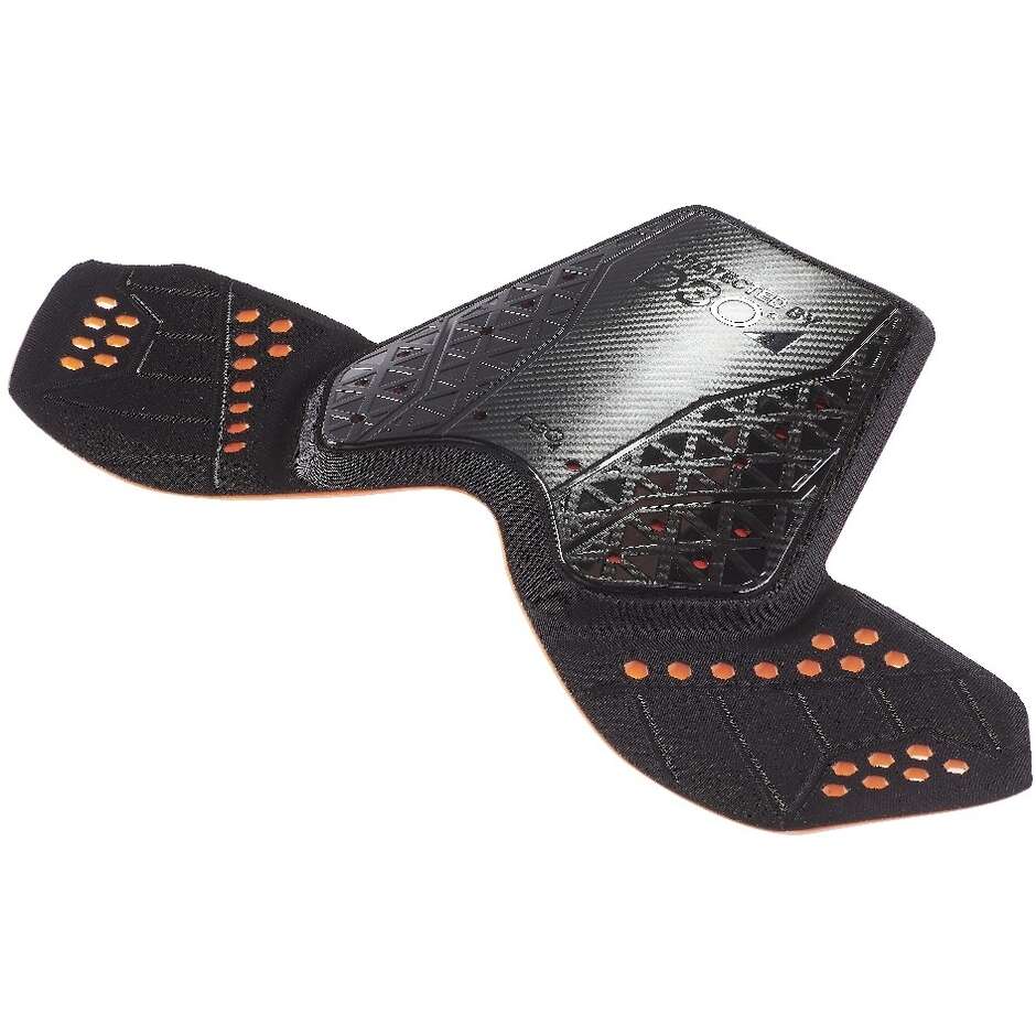 Plastron Held D3O Racing Noir Orange
