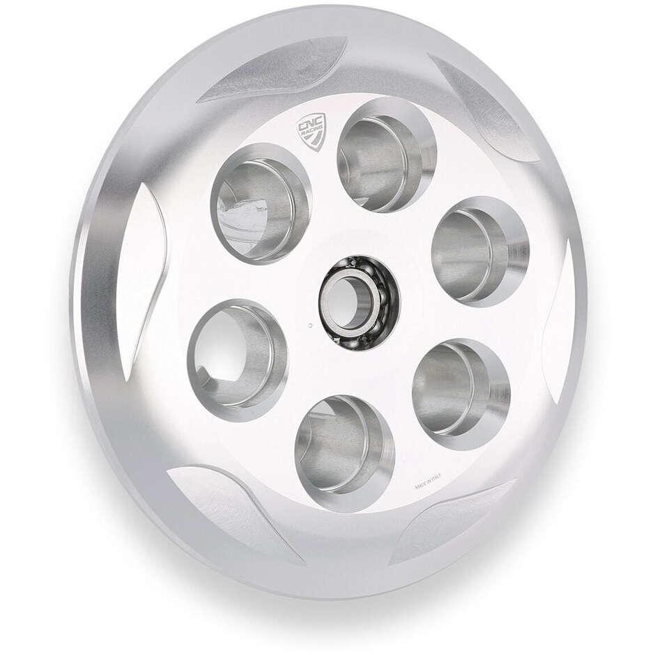 Plateau de pression d'embrayage MV Agusta avec roulement CNC Racing SP302 Argent