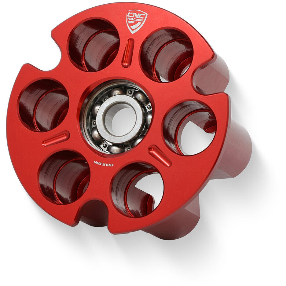 Plateau de pression d'embrayage à huile Ducati avec roulement CNC Racing SP203 Rouge