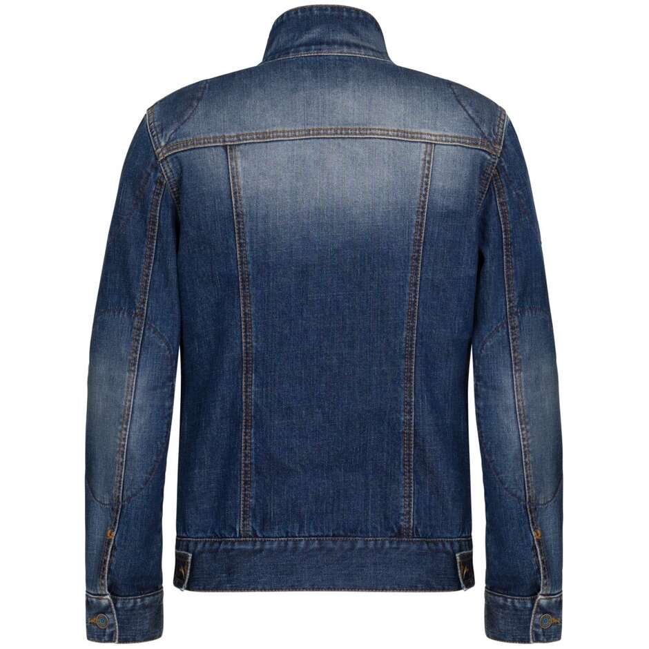 Pmj LUCY Blue Motorcycle Jeans Jacket
