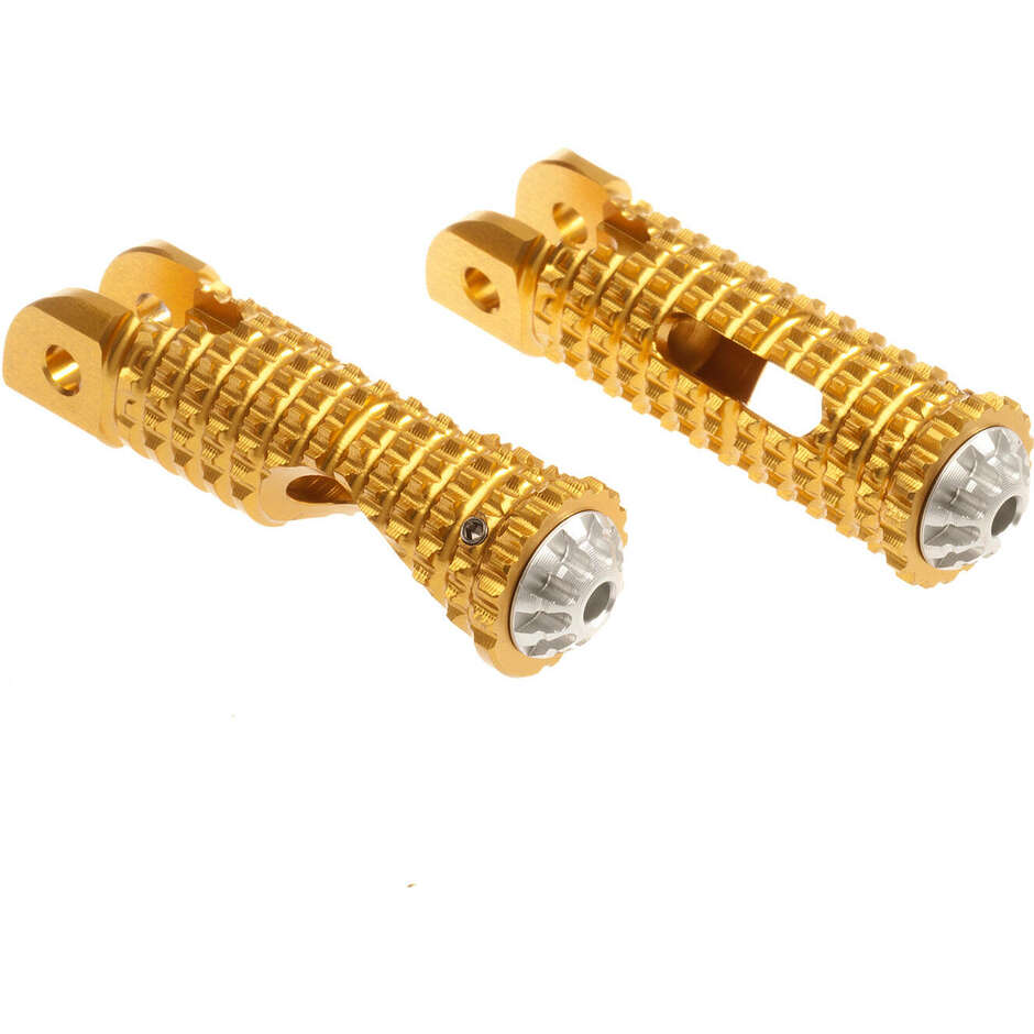 Poggiapiedi pilota per pedane originali Ducati CNC Racing PC111 Oro