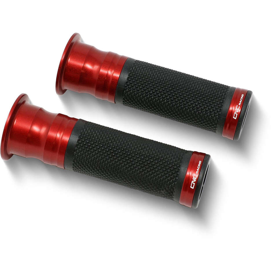 Poignées de course CNC EVO MP105 rouges