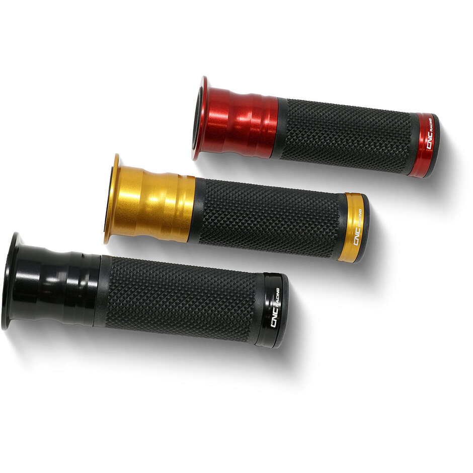 Poignées de course CNC EVO MP105 rouges