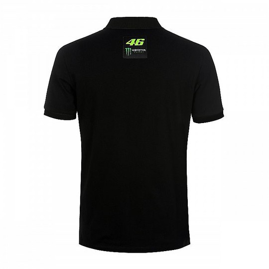 Polo Vr46 Monster Collection Dual Nero 