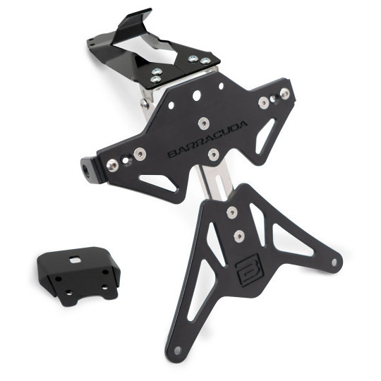 Portatarga In Alluminio Per Moto E Scooter - Modello 80ZERO14, Antiossidante, 19.5x23 Cm - Foto 8