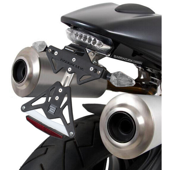 Porta Targa Reclinabile Barracuda Specifico per Ducati Monster 696 