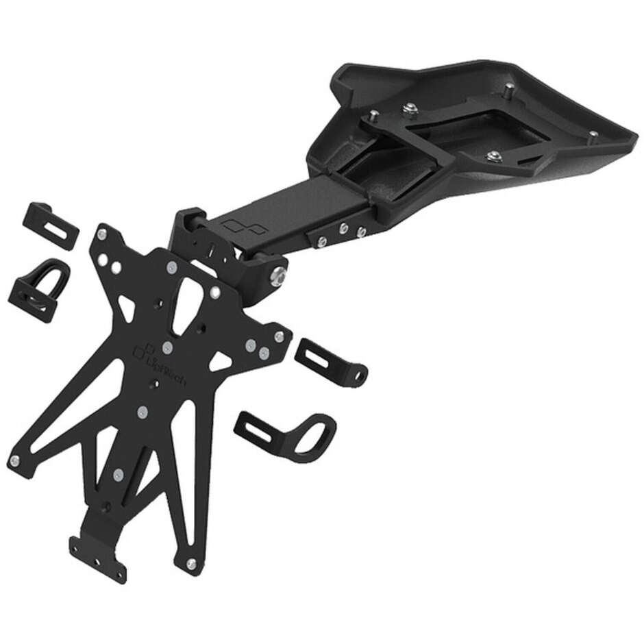 Porta Targa Regolabile Lightech Specifico Per Ducati Multistrada V4; V4 S; V4 RS (21-24)