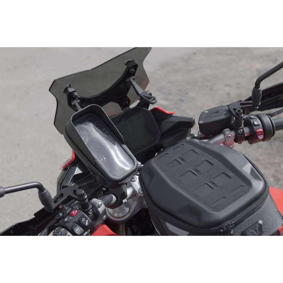 Porta Telefono Gps Universale Sw-Motech GPS.00.308.35100 Attacco Manubrio / Specchio