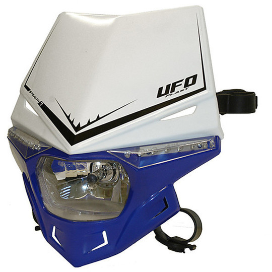 Portafaro Moto Cross Enduro Ufo Plast Stealth Bicolore Blu Bianco