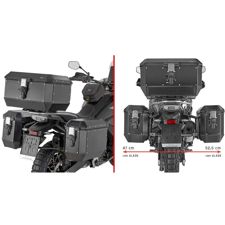 Portavaligie Laterale Givi plo9227mk CFMoto 800 MT-X Dal 2025