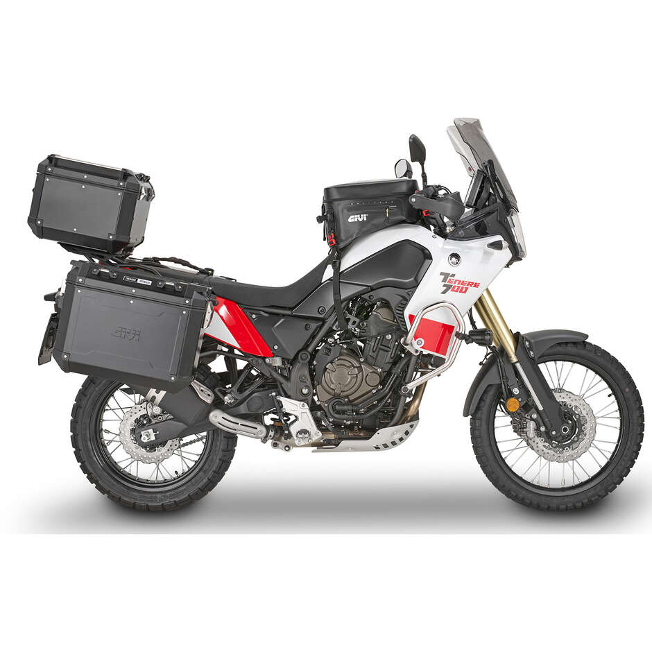 Portavaligie laterale PL ONE-FIT per valigie MONOKEY CAM-SIDE Givi PLO2145CAM Per YAMAHA Ténéré 700 (19 > 24) / Ténéré 700 World Raid (22 > 24)
