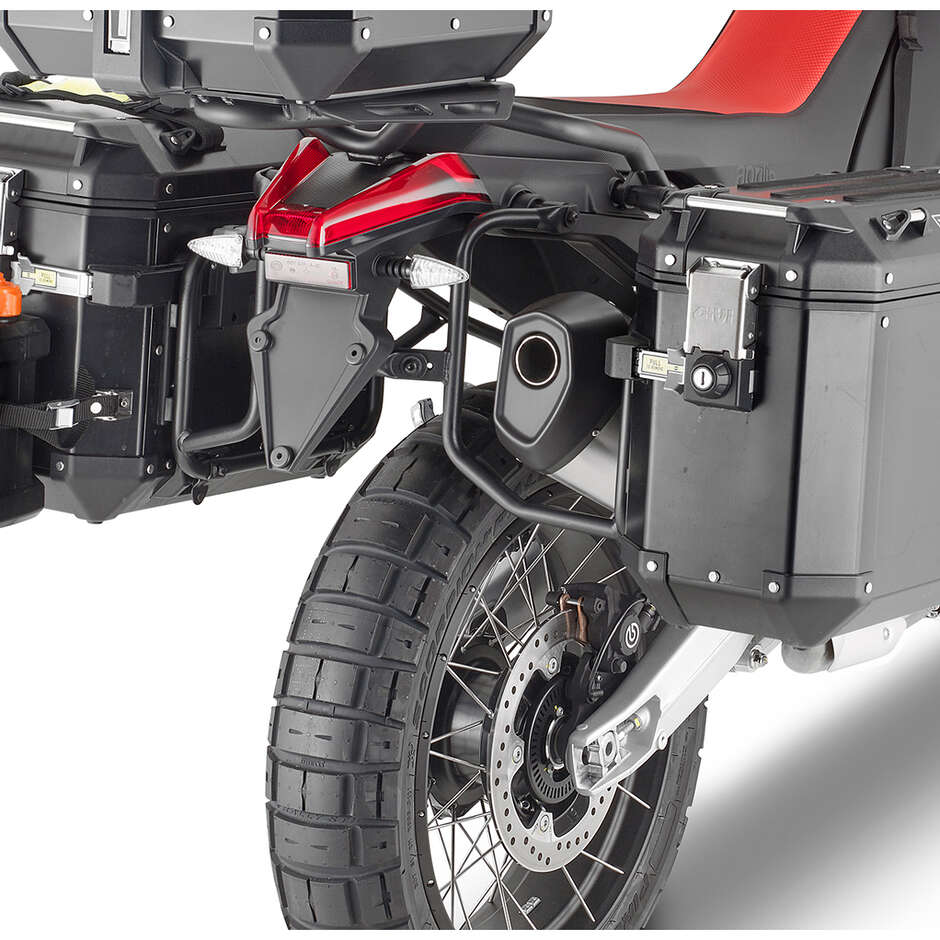 Portavaligie laterale PL ONE-FIT per valigie MONOKEY CAM-SIDE Givi PLO6710CAM Per APRILIA Tuareg 660 (21 > 24)