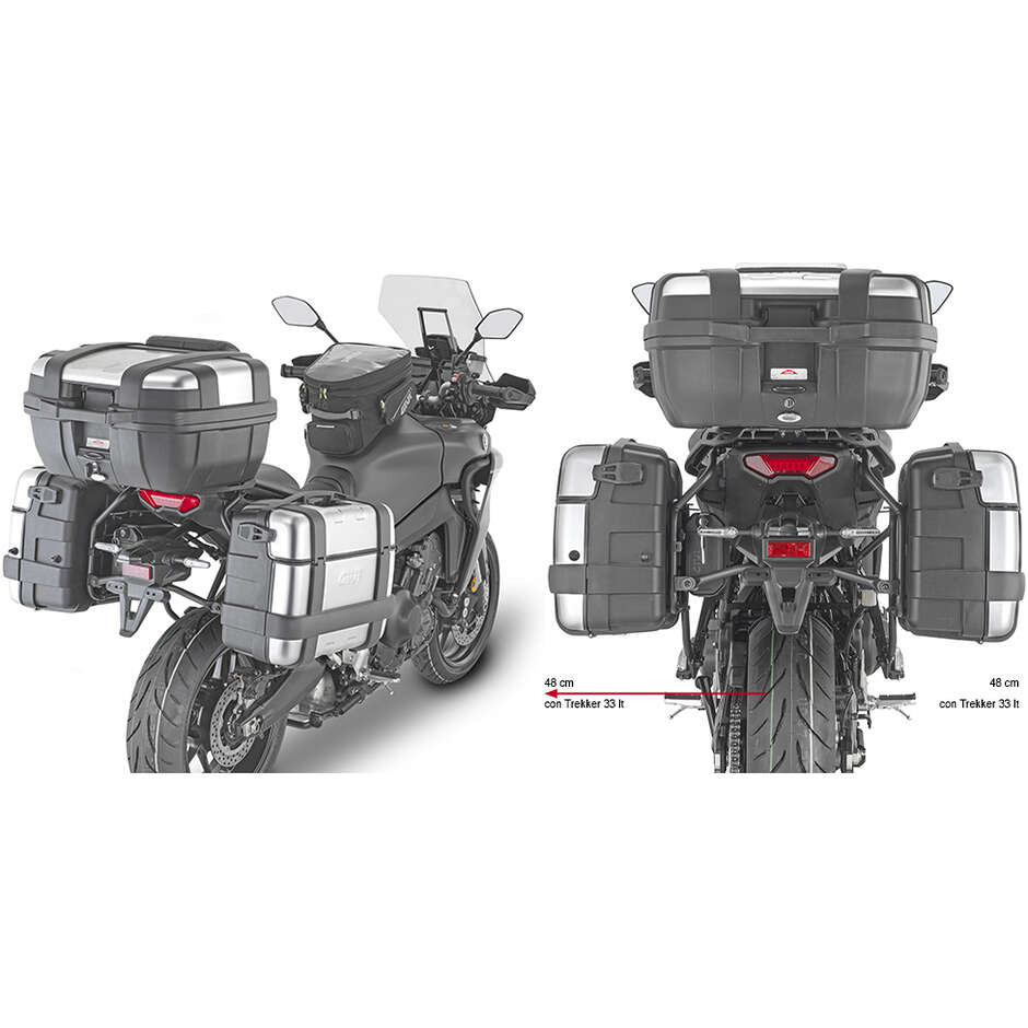 Portavaligie laterale PL ONE-FIT per valigie MONOKEY PL taglia un