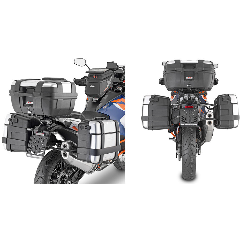 Portavaligie laterale PL ONE-FIT per valigie MONOKEY Givi PLO7713MK Per KTM 1290 Super Adventure R / S (21 > 24)