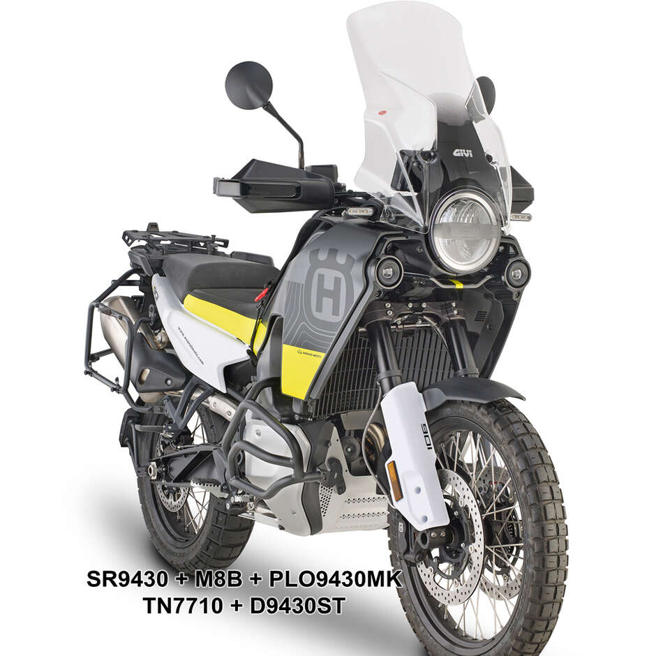 Portavaligie laterale PL ONE-FIT per valigie MONOKEY Givi PLO9430MK Per HUSQVARNA Norden 901 (22 > 24)