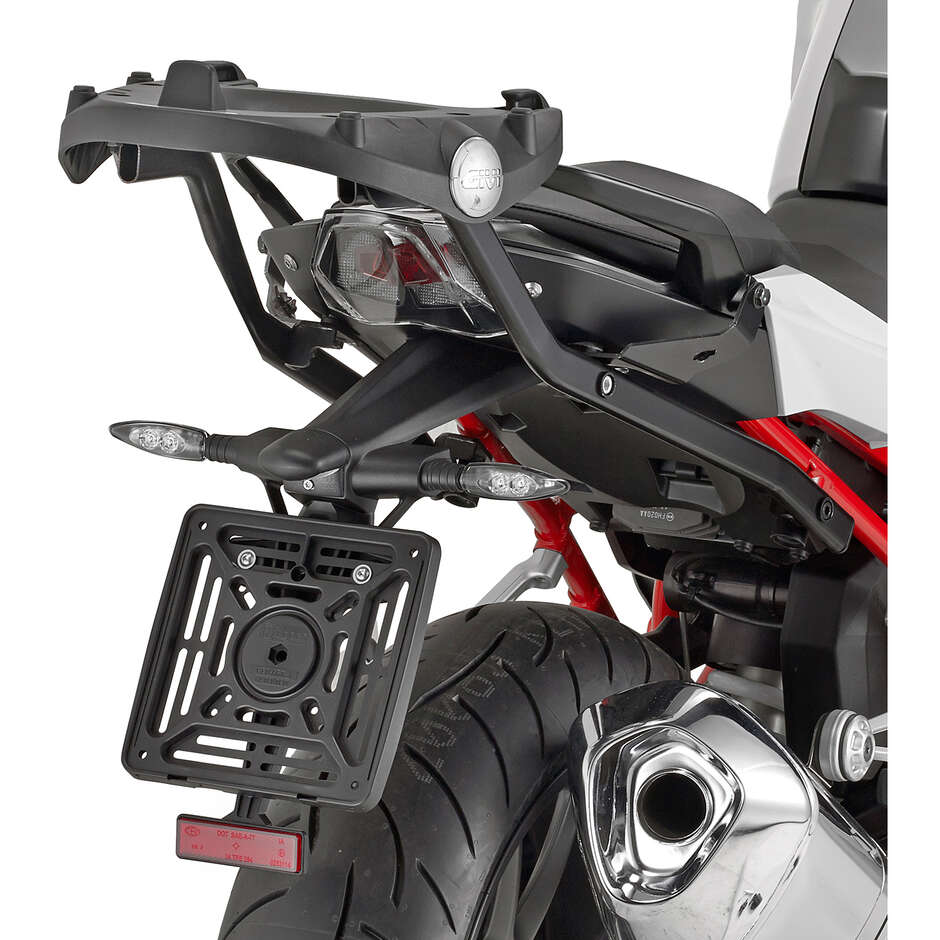 Porte-bagages arrière Givi 5117FZ Monokey ou Monolock pour BMW R 1200 R / RS (15 > 18) ; R 1250 R / RS (19 > 24)