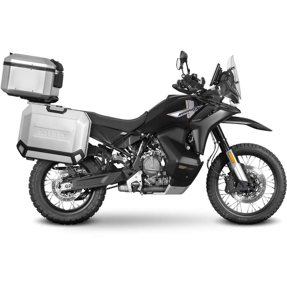 Porte-bagages arrière pour top case Shad Top Master spécifique aux modèles CF MOTO 450 MT (2023-25) ; 700 MT (2025) ; 800 MTX (2025)