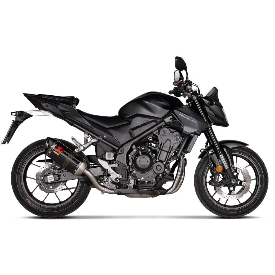 Pot d'échappement Akrapovic S-H5SO6-HRC Slip-On pour HONDA CB 400 X (20-24) ; CB 500 (24-26) ; CB 500 F / X (20-26) ; CBR 500 R (20-26)