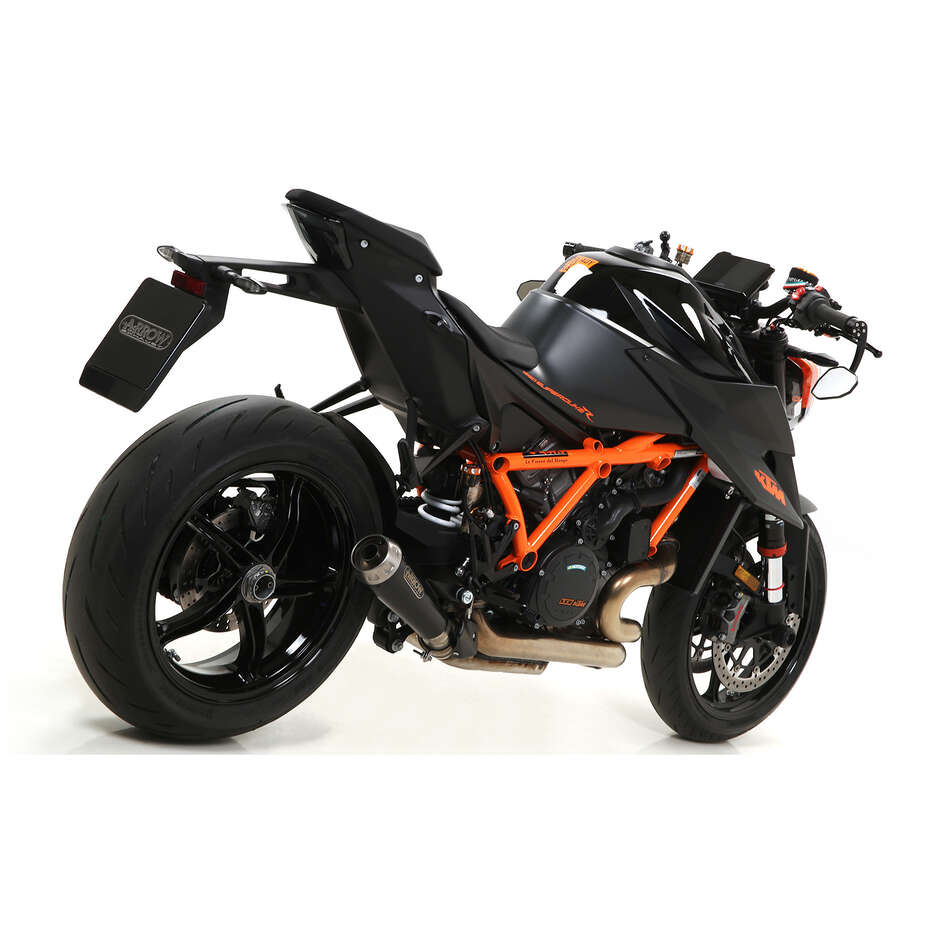 Pot d'échappement Arrow Pro-Race Nichrom Dark pour KTM 1290 SuperDuke R (20-23) / 1390 SuperDuke R (24-25)