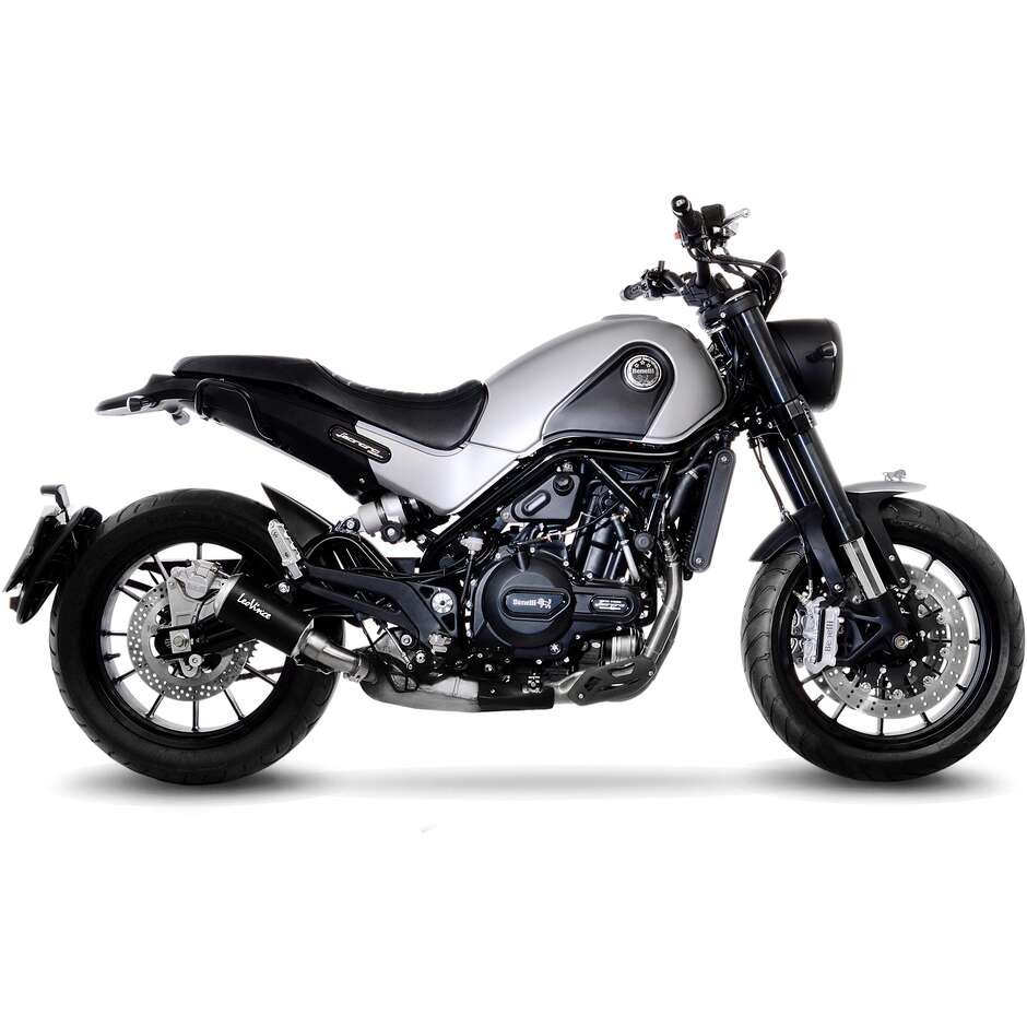Pot d'échappement Leovince 15226B LV-10 BLACK EDITION spécifique pour Benelli Leoncino/Trail 500 (17-24)