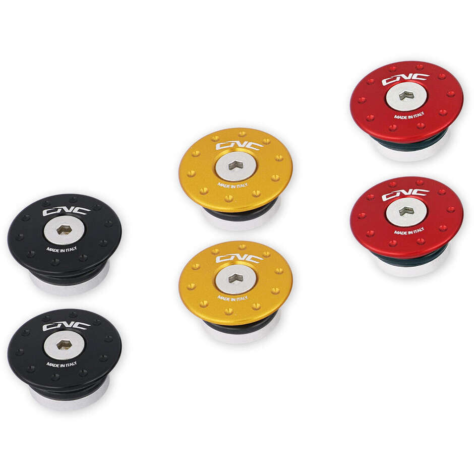 PR901 Ducati DesertX CNC Racing PRT01 Red Tube Protector Caps