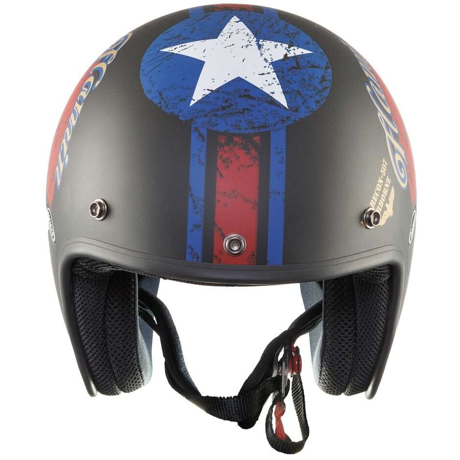 Premier CLASSIC PIN UP 9 BM Custom Jet Motorradhelm