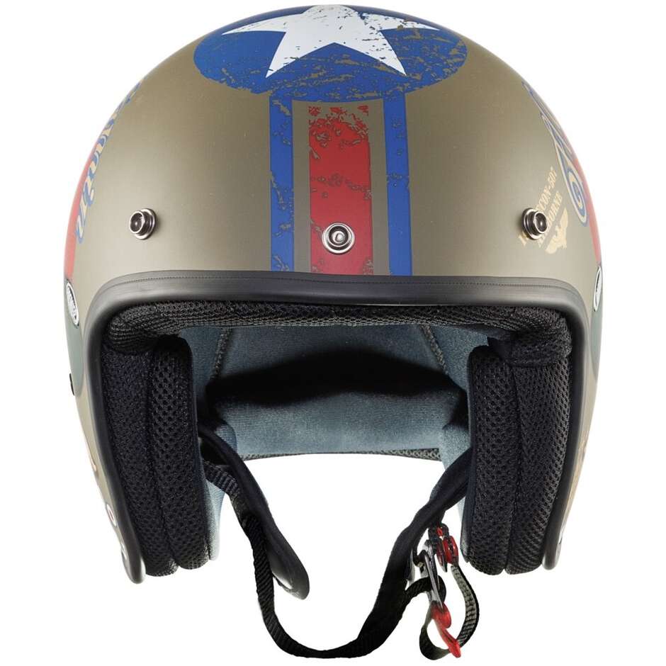 Casque de moto Jet personnalisé Premier CLASSIC PIN UP MILY BM