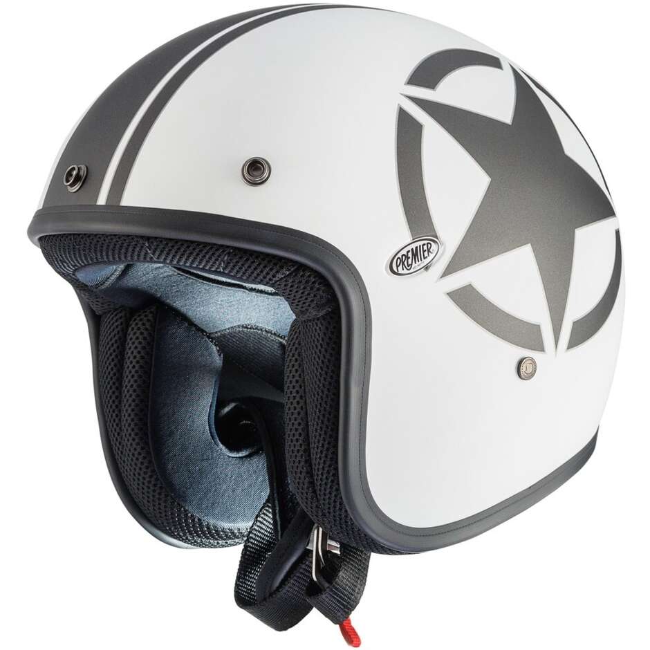 Premier Custom Jet Motorradhelm CLASSIC STAR 8 BM