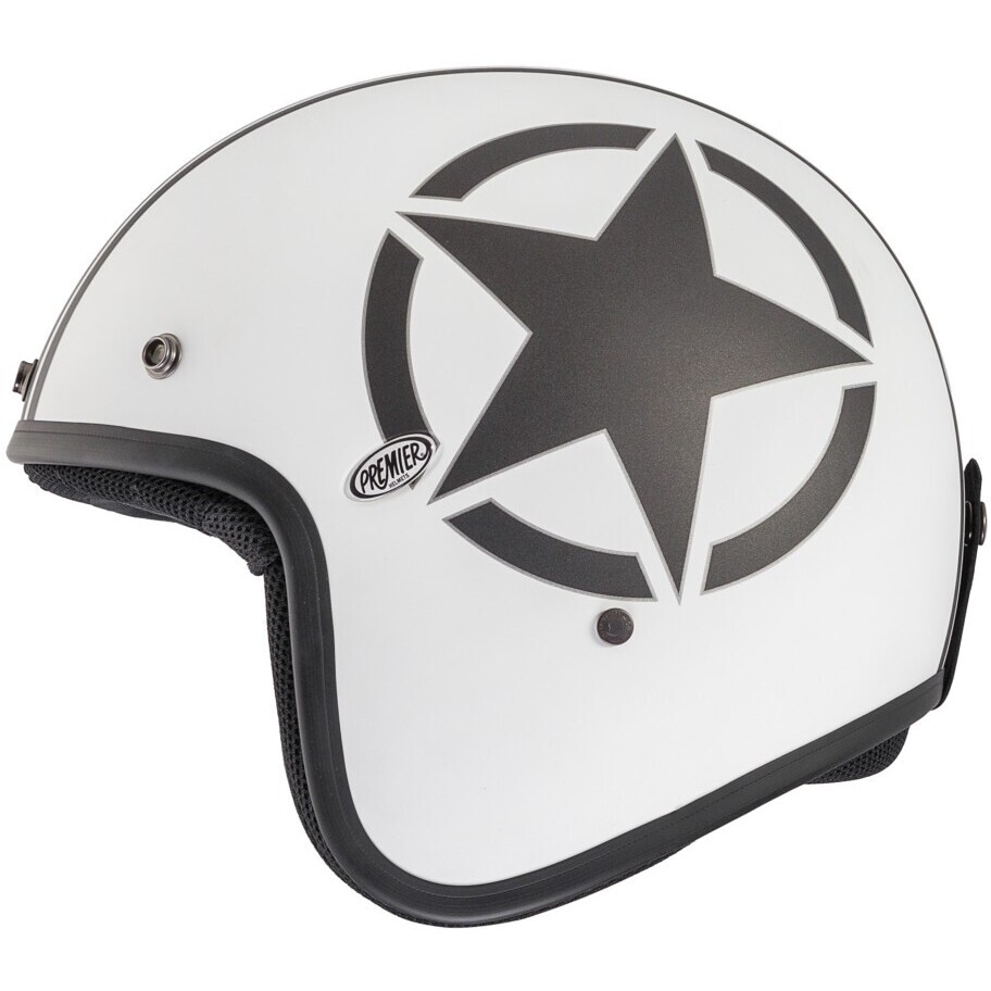 Premier Custom Jet Motorradhelm CLASSIC STAR 8 BM