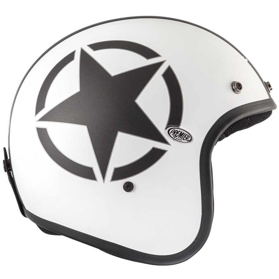 Premier Custom Jet Motorradhelm CLASSIC STAR 8 BM