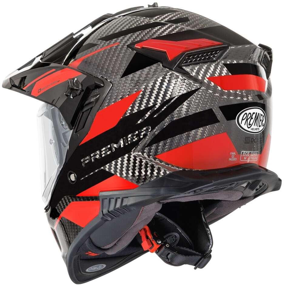 Premier DISCOVERY CARBON EA2 Full Face Motorcycle Helmet
