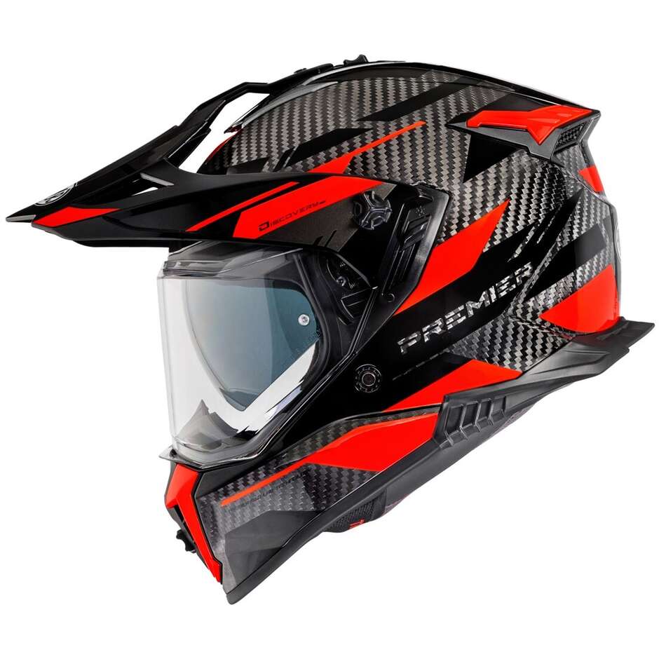 Premier DISCOVERY CARBON EA2 Full Face Motorcycle Helmet