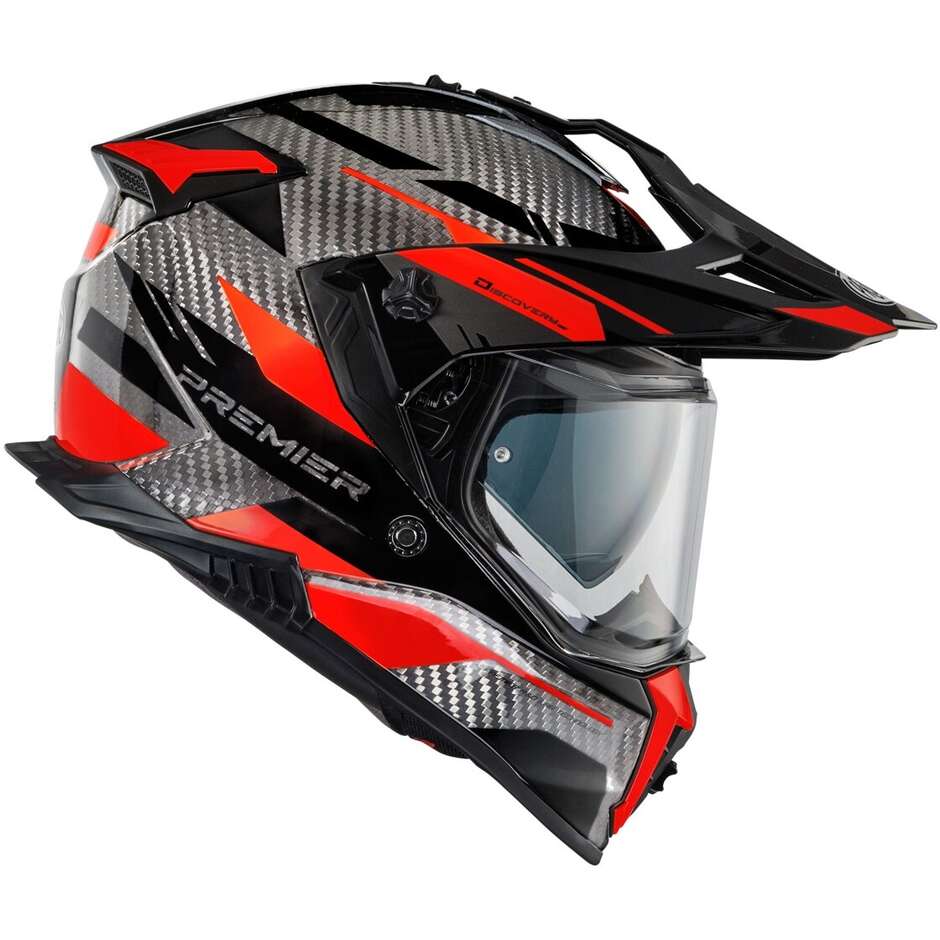 Premier DISCOVERY CARBON EA2 Full Face Motorcycle Helmet