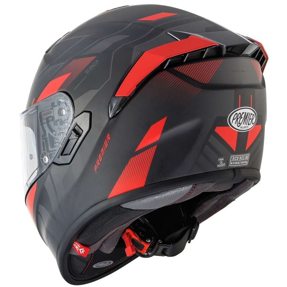 Premier EVOLUZIONE PR92BM Full Face Motorcycle Helmet